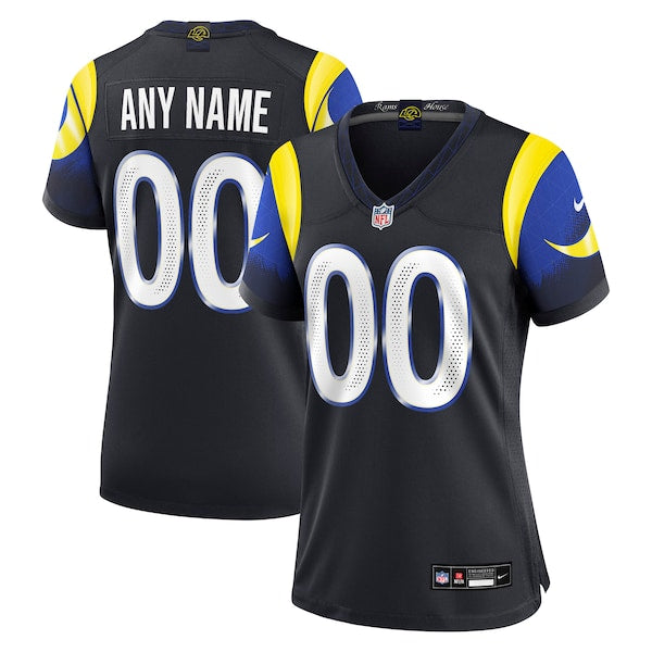 Los Angeles Rams Nike Women's 2025 Rivalries Collection Custom Game Jersey - Midnight Blue/White/Royal
