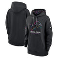 Detroit Lions Nike Women's 2024 NFL Crucial Catch Club Pullover Hoodie - Black