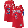 Allen Iverson Philadelphia 76ers 1996/97 Hardwood Classics Swingman Jersey - Red/White