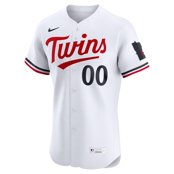 Minnesota Twins Nike Home Elite Custom Jersey - White
