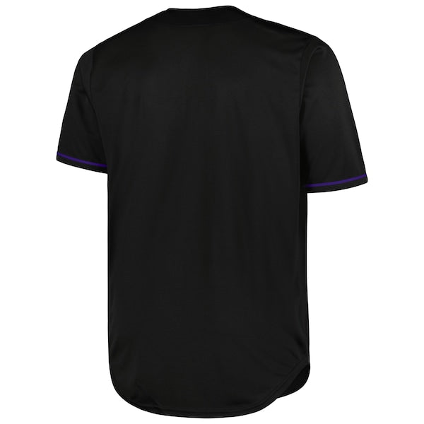 Los Angeles Lakers Profile Big & Tall Pop Jersey - Black