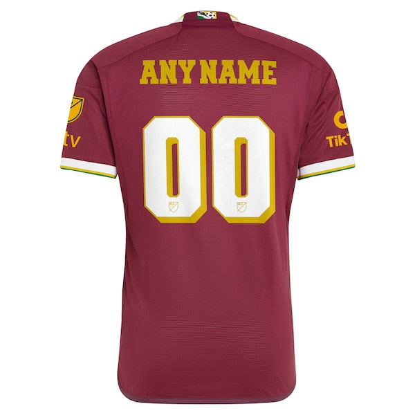 Portland Timbers adidas 2024 Archive Custom Authentic Jersey - Red