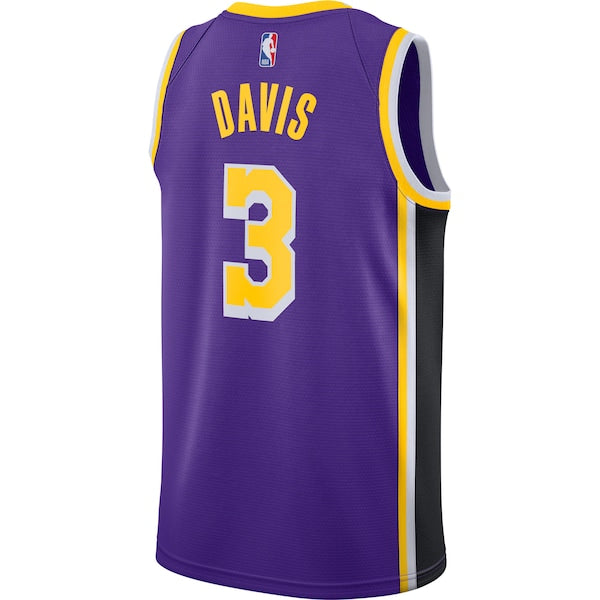 Anthony Davis Los Angeles Lakers Jordan Brand 2020/21 Swingman Jersey - Statement Edition - Purple