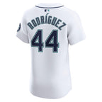 Julio Rodríguez Seattle Mariners Nike Home Elite Jersey - White/Cream/Teal