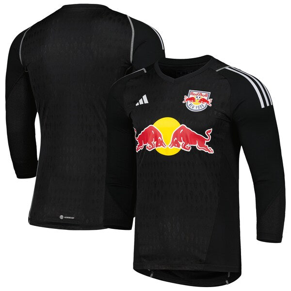 New York Red Bulls adidas 2024 Goalkeeper Long Sleeve Replica Jersey - Black