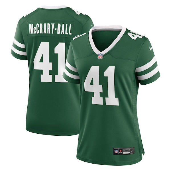 Marcelino McCrary-Ball New York Jets Nike Women's Team Game Jersey - Legacy Green
