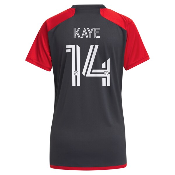 Mark-Anthony Kaye Toronto FC adidas Women's 2024 Club Kit Replica Player Jersey - Gray