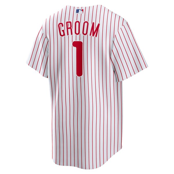 Philadelphia Phillies Nike #1 Groom Home Replica Jersey - White