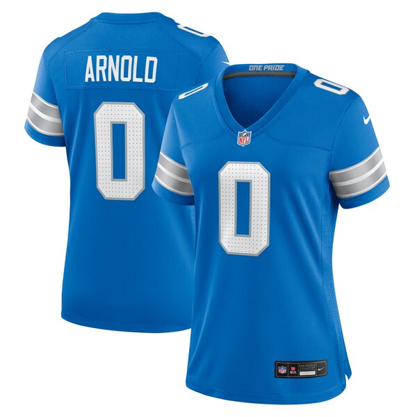 Terrion Arnold Detroit Lions Nike Women's Team Game Jersey -  Blue