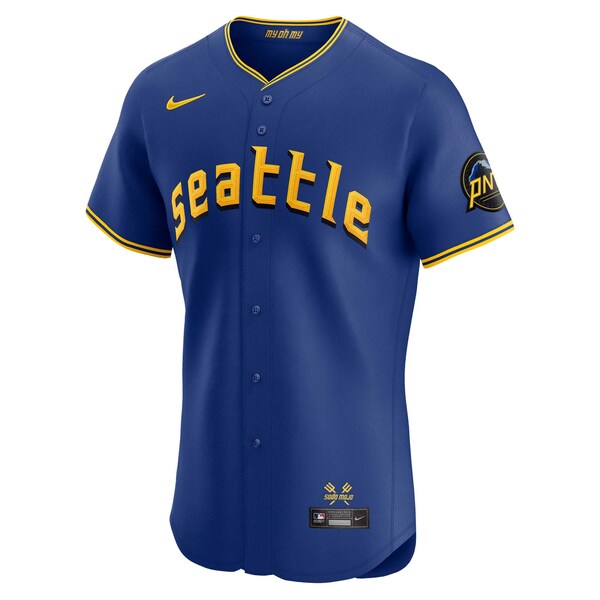 Seattle Mariners Nike City Connect Elite Jersey - Royal