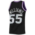 Jason Williams Sacramento Kings 2000/01 Hardwood Classics NBA 75th Anniversary Diamond Swingman Jersey - Black