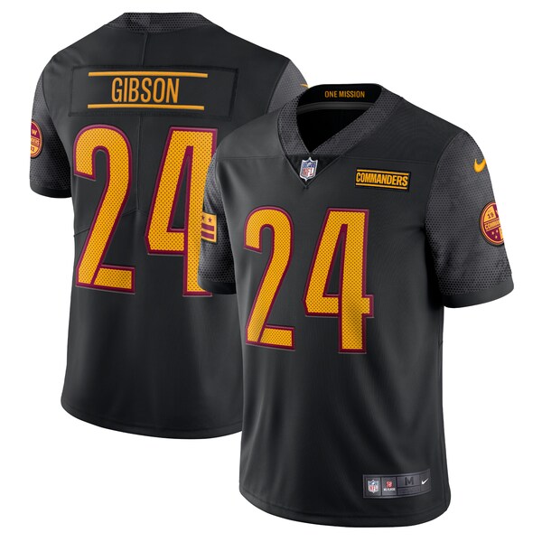 Antonio Gibson Washington Commanders Nike Alternate Vapor Limited Jersey - Black/Burgundy/White