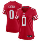 Renardo Green San Francisco 49ers Nike Women's  Game Jersey -  Scarlet