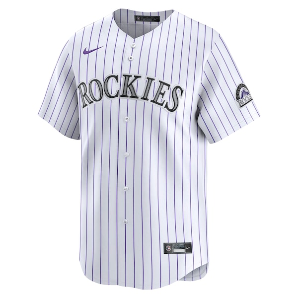 Colorado Rockies Nike Home Limited Jersey - White