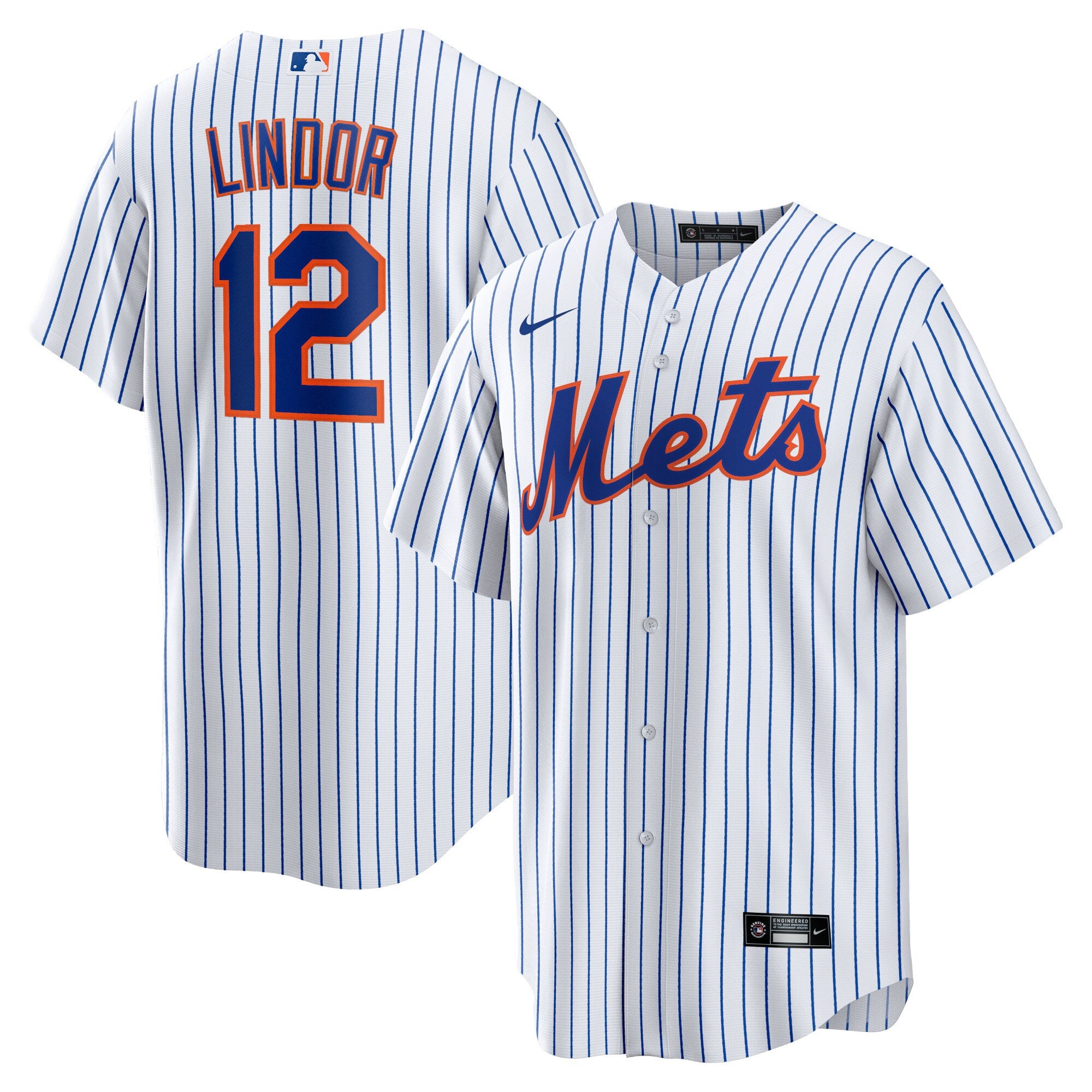 Francisco Lindor New York Mets Nike Alternate Replica Player Jersey - Royal/White