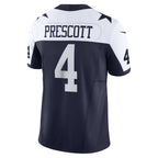 Dak Prescott Dallas Cowboys Nike Vapor F.U.S.E. Limited Jersey - Navy/White