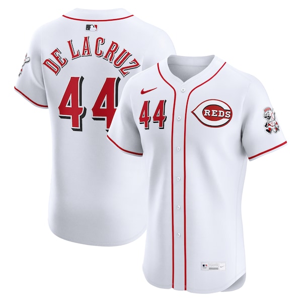 Elly De La Cruz Cincinnati Reds Nike Home Elite Jersey - White
