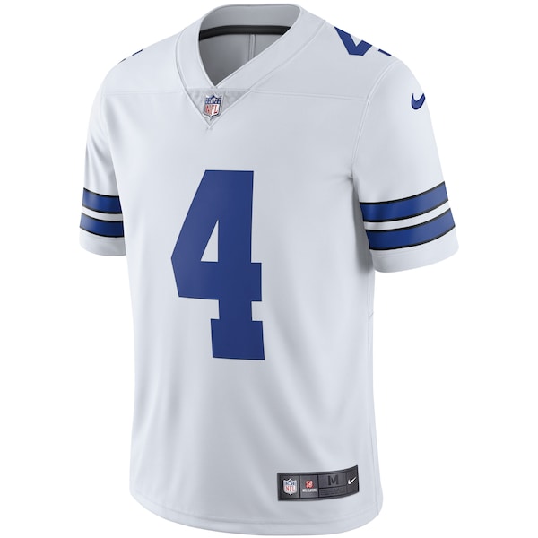 Dak Prescott Dallas Cowboys Nike Vapor Limited Player Jersey - White/Navy