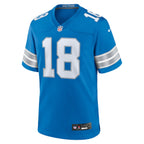 Isaac TeSlaa Detroit Lions Nike Alternate Game Player Jersey - Blue/Black