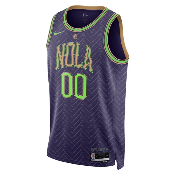 New Orleans Pelicans Nike Unisex 2024/25 Custom Swingman Jersey - City Edition - Purple