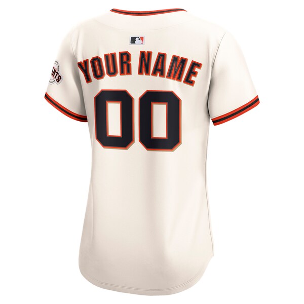 San Francisco Giants Nike Women's Home Limited Custom Jersey - Cream