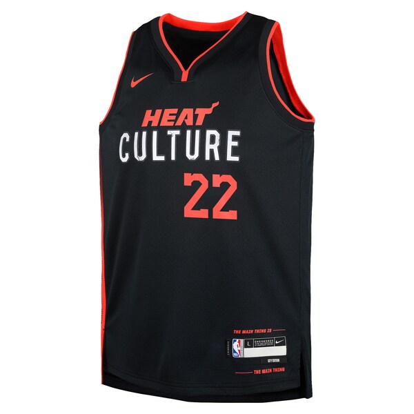 Jimmy Butler Miami Heat Nike Youth  Swingman Replica Jersey - City Edition - Black