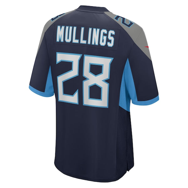 Kalel Mullings Tennessee Titans Nike Team Game Jersey -  Navy