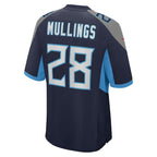 Kalel Mullings Tennessee Titans Nike Team Game Jersey -  Navy