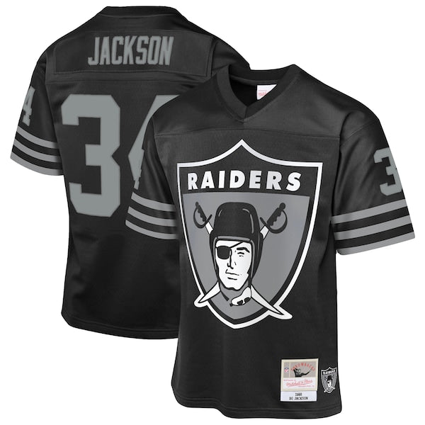 Bo Jackson Las Vegas Raiders  Youth 1988 Throwback Fashion Jersey - Black