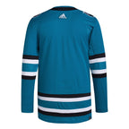 San Jose Sharks adidas Men's Home Primegreen Authentic Jersey - Teal