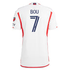 Gustavo Bou New England Revolution adidas 2024 Defiance Authentic Jersey - White