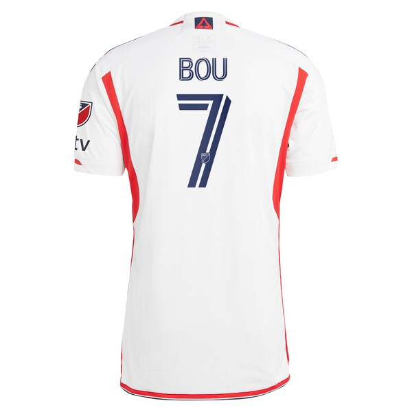 Gustavo Bou New England Revolution adidas 2024 Defiance Authentic Jersey - White