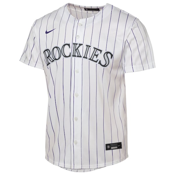 Colorado Rockies Nike Youth Home Replica Jersey - White