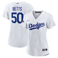 Mookie Betts Los Angeles Dodgers Nike Women's 2024 World Series Champions Home Replica Player Jersey - White