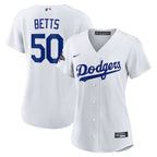 Mookie Betts Los Angeles Dodgers Nike Women's 2024 World Series Champions Home Replica Player Jersey - White