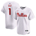Philadelphia Phillies Nike #1 Dad Home Limited Jersey - White