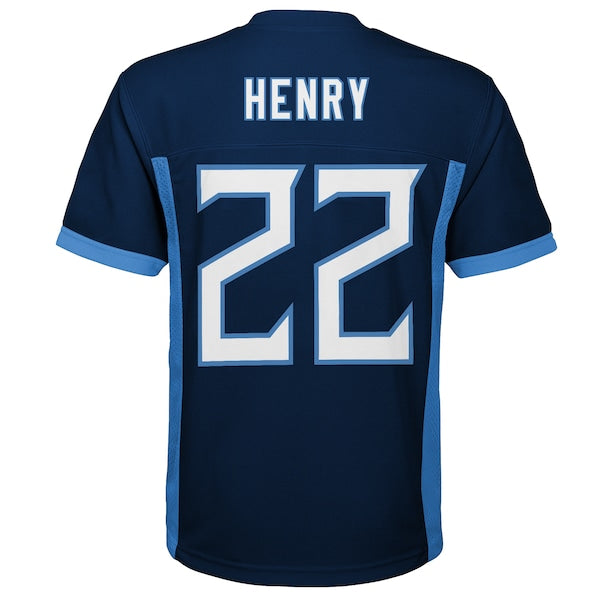 Derrick Henry Tennessee Titans Youth Replica Player Jersey - Navy