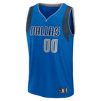 Dallas Mavericks  Youth Custom Fast Break Jersey - Blue - Icon Edition