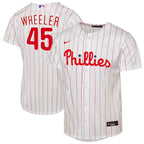 Zack Wheeler Philadelphia Phillies Nike Youth Home Replica Player Jersey - White