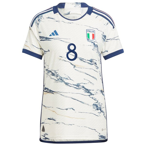 Jorginho Italy National Team adidas 2023 Away Authentic Player Jersey - White
