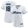 Griffin Conine Miami Marlins Nike Women's Home Replica Jersey - White