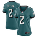Jahan Dotson Philadelphia Eagles Nike Women's Team Game Jersey - Midnight Green