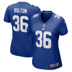 Curtis Bolton New York Giants Nike Women's  Game Jersey -  Royal