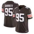 Myles Garrett Cleveland Browns Nike Team Vapor F.U.S.E. Limited Jersey - Brown/White