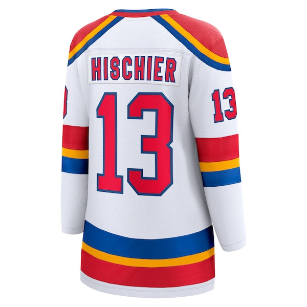 Nico Hischier New Jersey Devils  Women's Captain Patch Special Edition 2.0 Breakaway Player Jersey - White