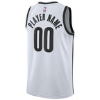 Brooklyn Nets Nike 2020/21 Swingman Custom Jersey - Association Edition - White