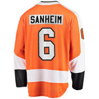 Travis Sanheim Philadelphia Flyers   Premier Breakaway Player Jersey - Orange
