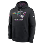 New England Patriots Nike 2024 NFL Crucial Catch Club Pullover Hoodie - Black