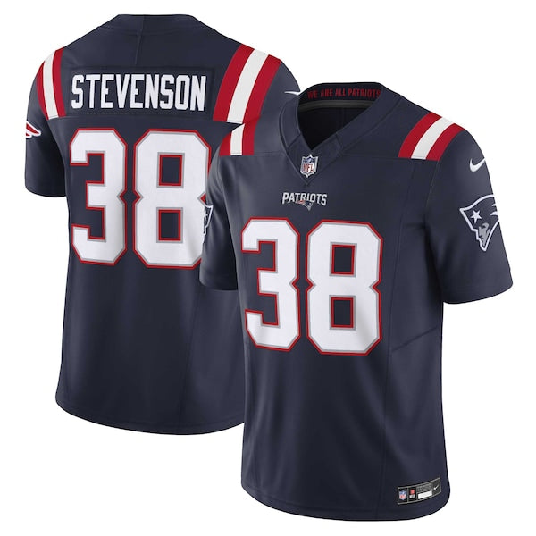 Rhamondre Stevenson New England Patriots Nike Vapor F.U.S.E. Limited Jersey - Navy