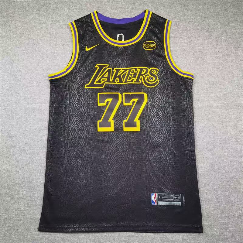 Luka Dončić Los Angeles Lakers Nike Youth Mamba Edition Jersey - Black